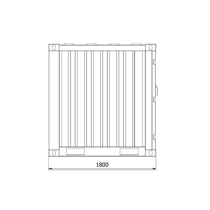 Container de stockage neuf 6 pieds – Image 9