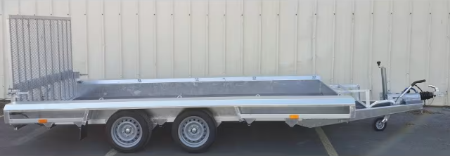 TM 4m x 1m80 porte engin 2 x essieux 1800 kg