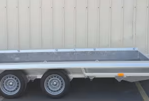 TM 4m x 1m80 porte engin 2 x essieux 1500 kg
