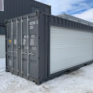 Conteneur 20 Pieds Stockage avec Rideau – Étanche et Sécurisé