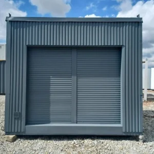 Conteneur Commercial 300×350 avec Volets Roulants et Porte Arrière