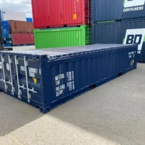 Conteneur 20 Pieds Toit Ouvert à Mi-Hauteur – Solution Idéale pour le Transport de Marchandises Volumineuses