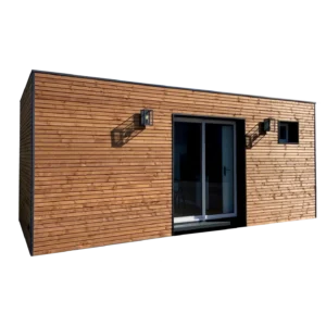 Conteneur aménagé en studio de 20 pieds 13 m²