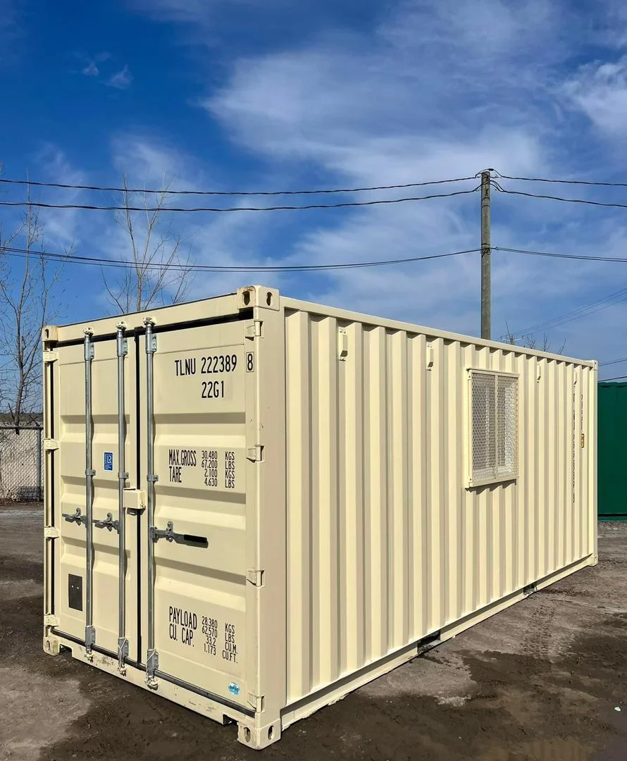 Conteneur Bureau Chantier Neuf – 20 Pieds Isolé et Équipé