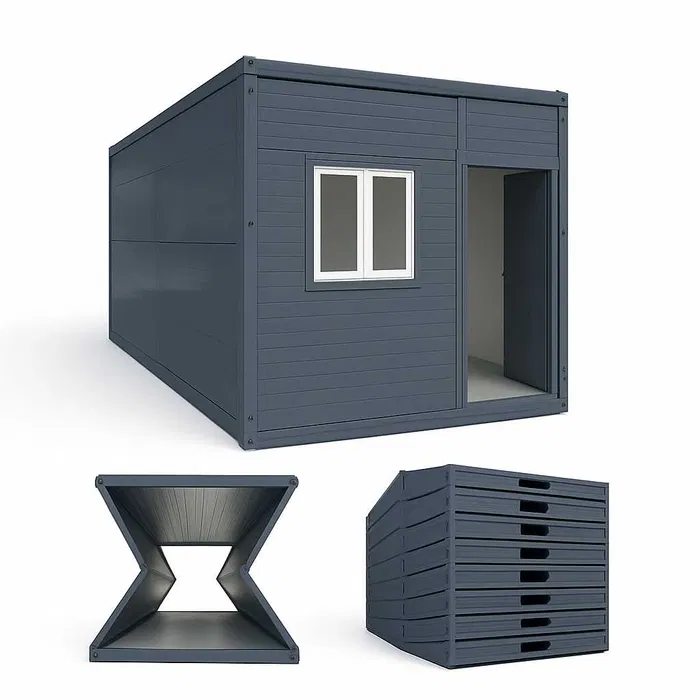 Conteneur pliable prix compétitif | Container pliable isolé neuf