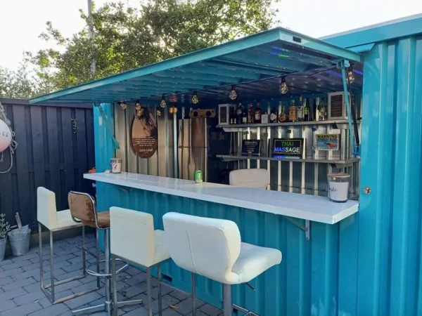 Conteneur Bar Démontable 8×2 m – Moderne, Autoportant et Sur-Mesure – Image 2