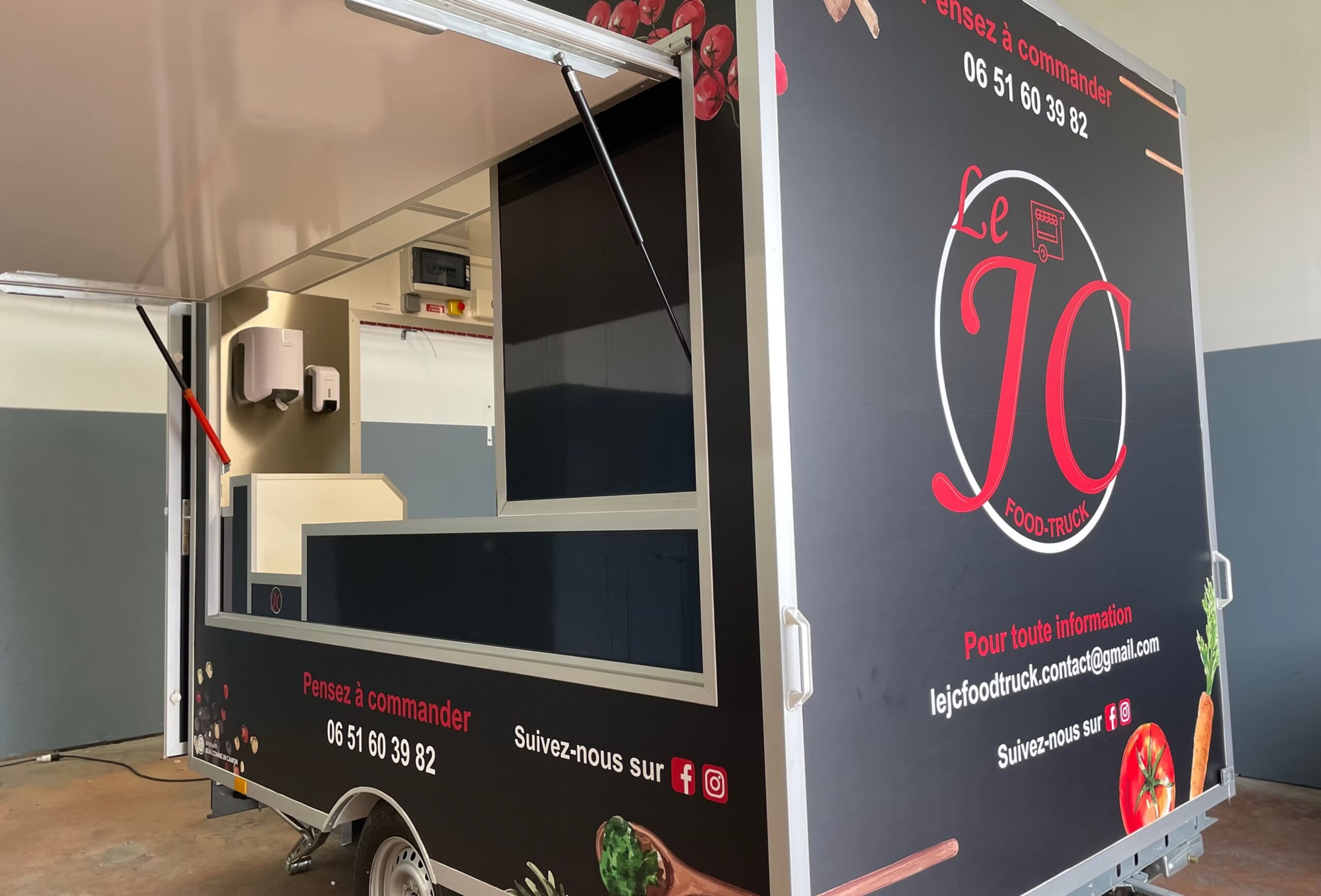 Remorque Food Truck Pâtes